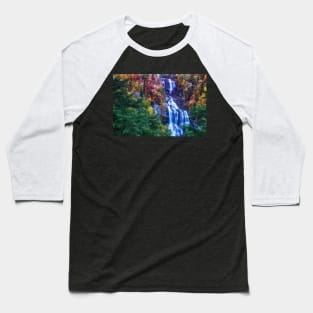 Whitewater Falls, North Carolina Baseball T-Shirt